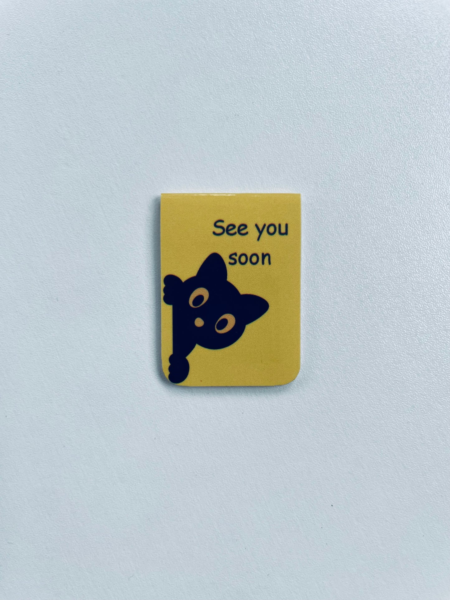 Peeking Cat, Mini Magnetic Bookmark