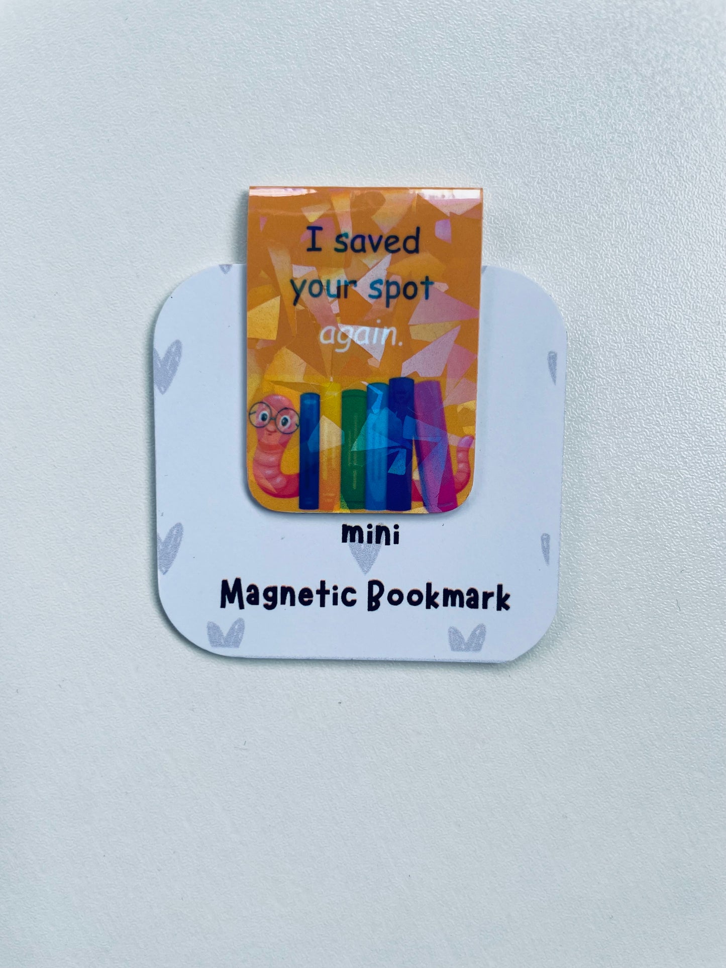 Rainbow Reading Snail, Mini Magnetic Bookmark