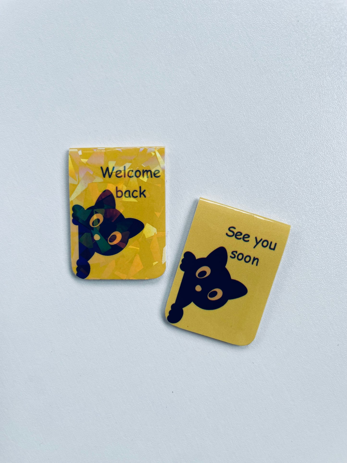 Peeking Cat, Mini Magnetic Bookmark