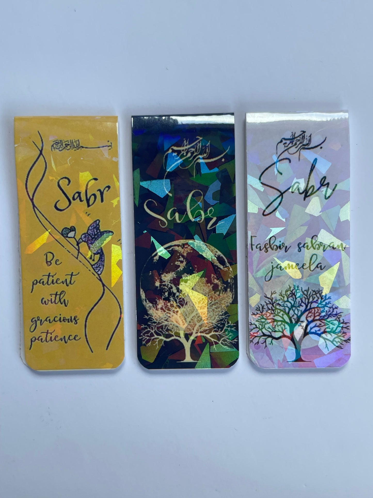 Islamic Magnetic Bookmarks - Sabr (Patience) - Set Of 3