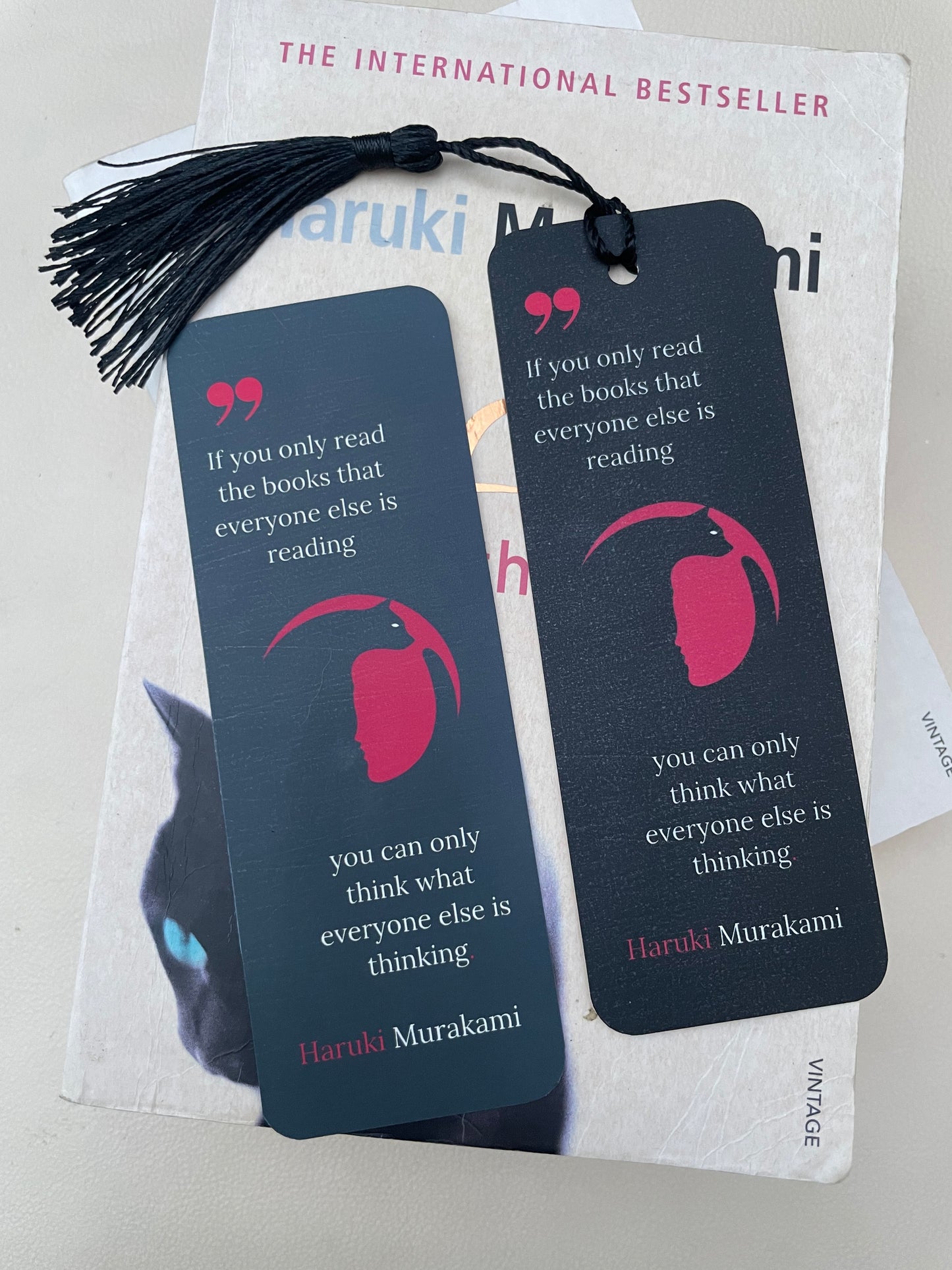 Haruki Murakami Bookmark - Norwegian Wood Book Lover Reader Gift