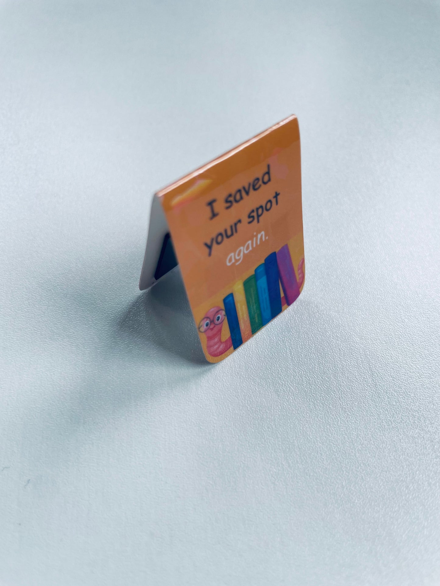Rainbow Reading Snail, Mini Magnetic Bookmark