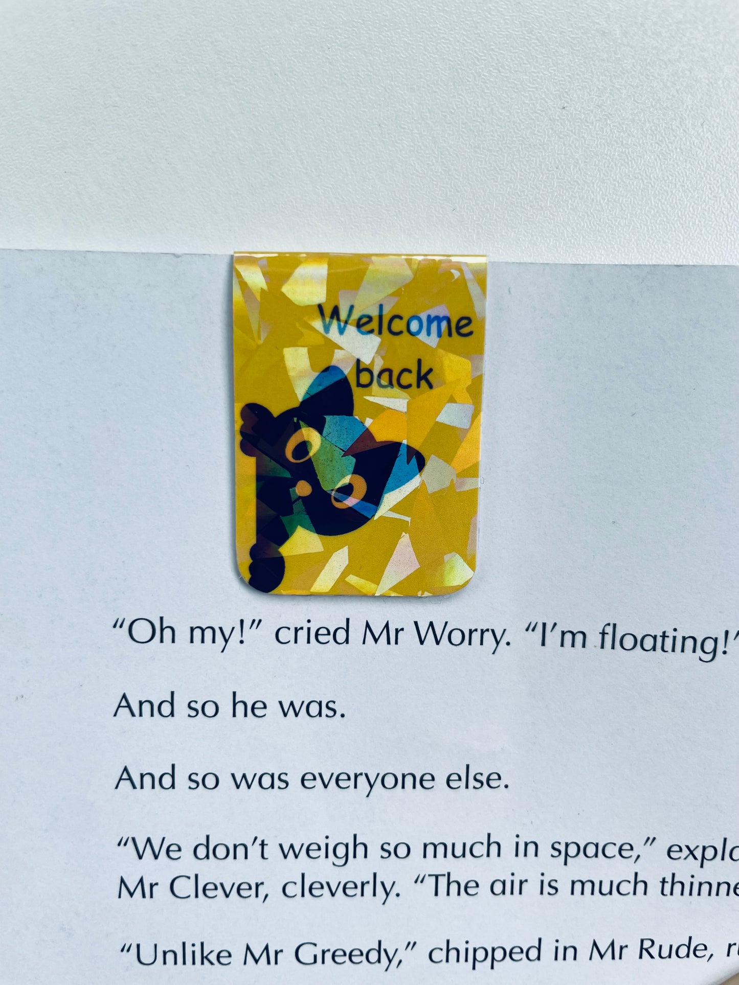 Peeking Cat, Mini Magnetic Bookmark