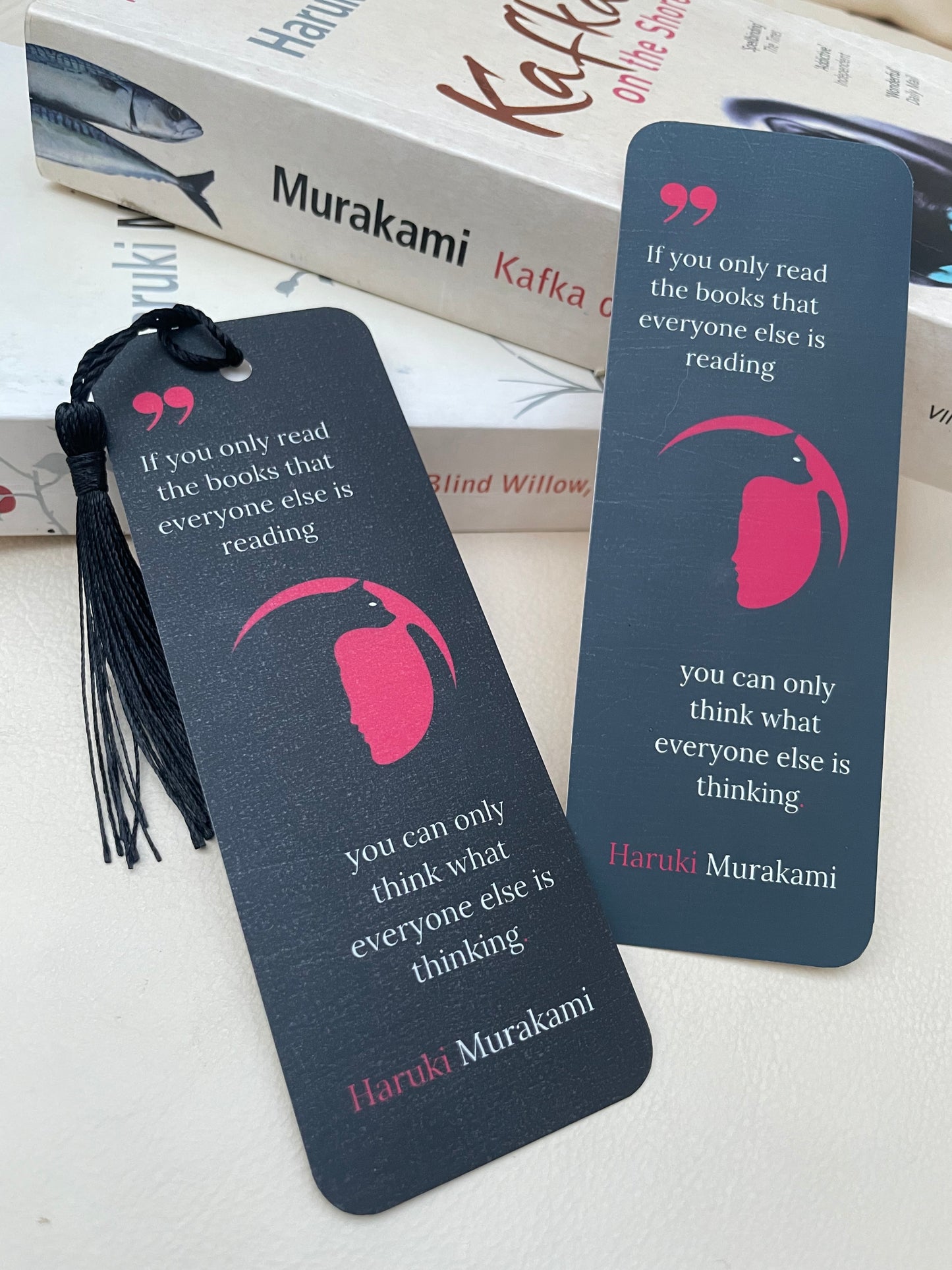 Haruki Murakami Bookmark - Norwegian Wood Book Lover Reader Gift