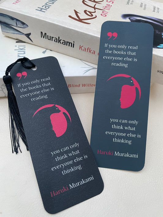 Haruki Murakami Bookmark - Norwegian Wood Book Lover Reader Gift