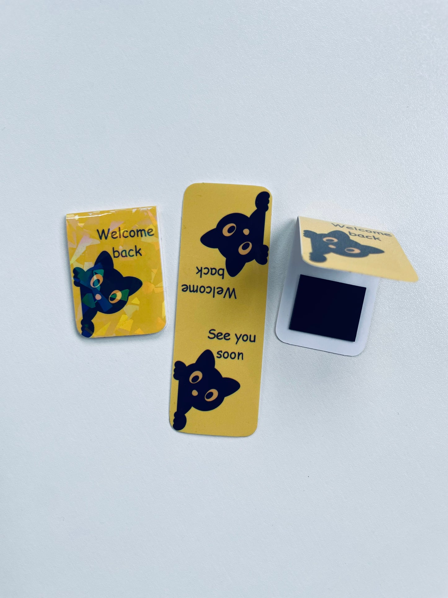 Peeking Cat, Mini Magnetic Bookmark